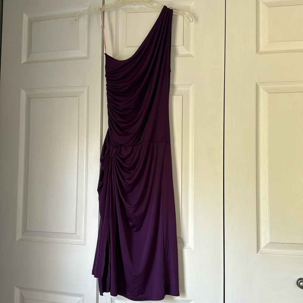 Women’s one shoulder rouched dress